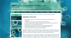 Desktop Screenshot of anintroductiontoinfectiousdiseasemodelling.com